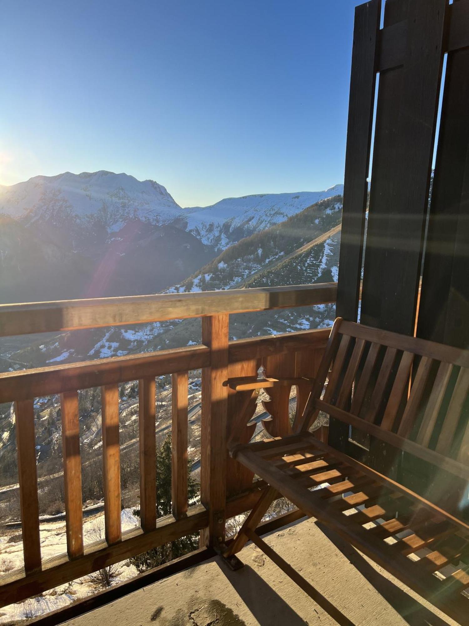 Stunning Apartment With Breathtaking View! Huez Eksteriør bilde