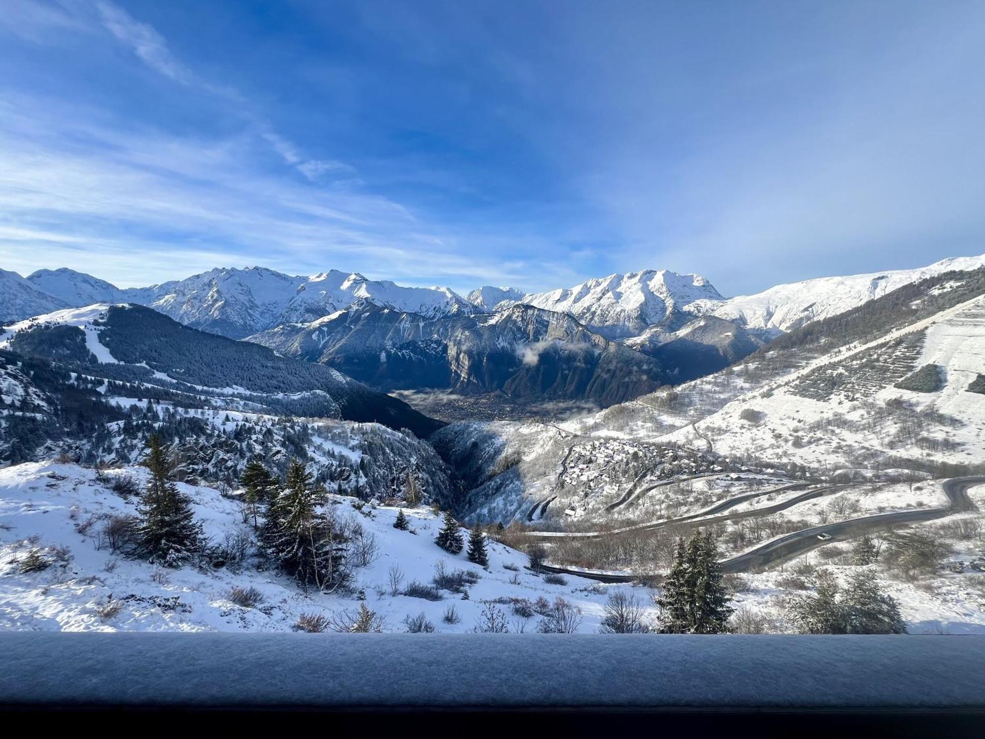 Stunning Apartment With Breathtaking View! Huez Eksteriør bilde
